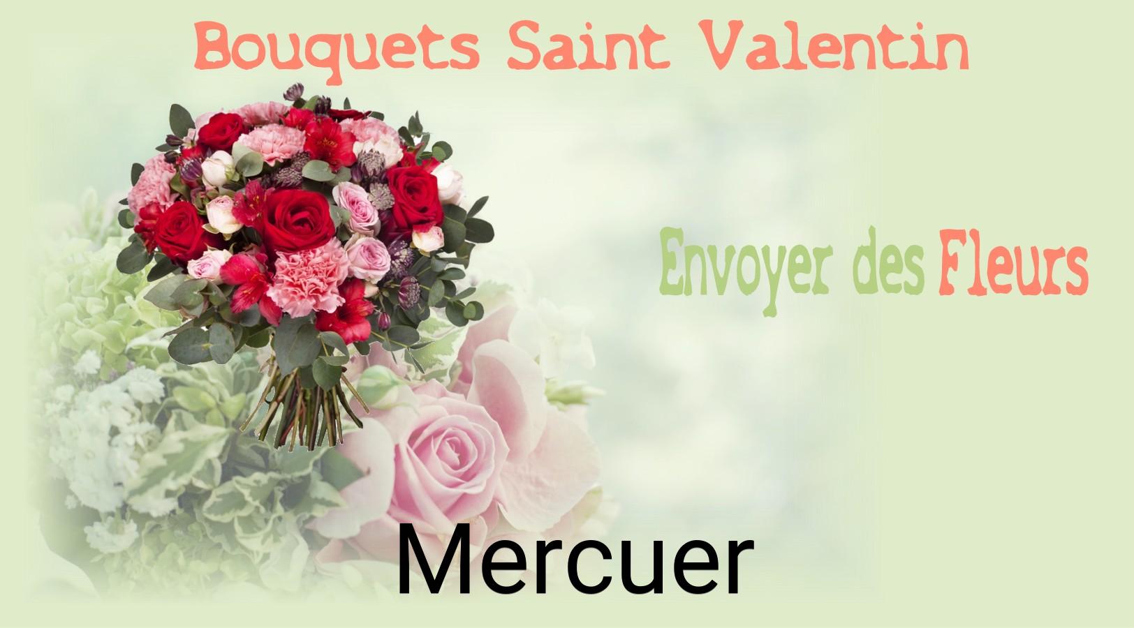 Roses de Saint-Valentin livrées à Mercuer